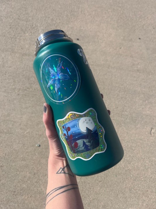 Bubble Flower Sun-catcher Sticker