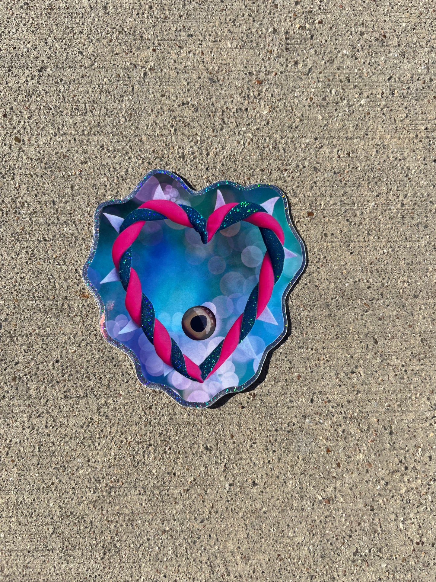 Spike Heart Sticker